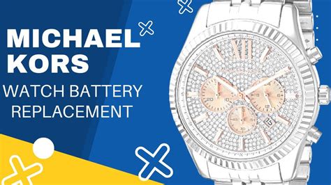 michael kors men's watch battery replacement